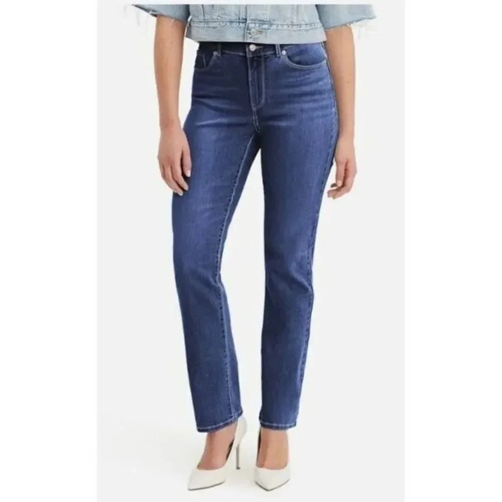 Levi's Dark Blue Classic Straight Leg Jeans 4